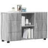vidaXL Sideboard Graues Sonoma 88,5 x 30,5 x 55,5 cm Holzwerkstoff