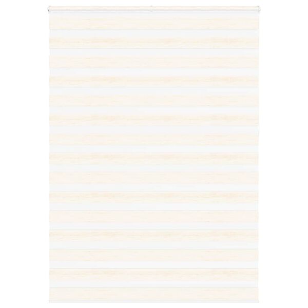 vidaXL Zebrarollo Marmorbeige 160x230cm Stoffbreite 155,9 cm Polyester