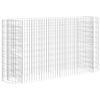 vidaXL Gabionen-Hochbeet Verzinktes Eisen 190x50x100 cm