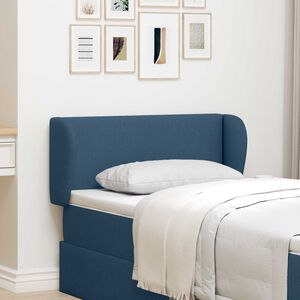 vidaXL Kopfteil Ohr Blau 40 x 23 x 6 cm Stoff