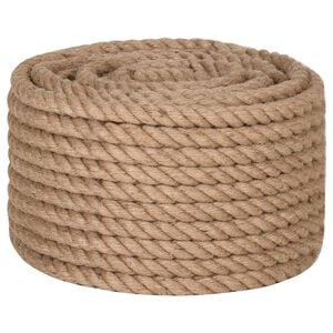vidaXL Seil 100% Jute 20 mm 100 m