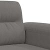 vidaXL 2-Sitzer-Sofa Dunkelgrau 140 cm Mikrofasergewebe