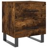 vidaXL Nachttisch R&auml;uchereiche 40x35x47,5 cm Holzwerkstoff