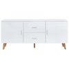 vidaXL Sideboard Wei&szlig; 160&times;40&times;70 cm MDF