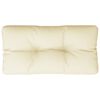 vidaXL Palettenkissen Creme 80x40x12 cm Stoff