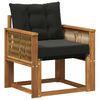 vidaXL Outdoor Mittelsofa Massivholz Akazie Natur