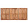vidaXL Gartentisch Grau 200x150x74 cm Poly Rattan und Akazienholz