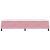 vidaXL Boxspringbett mit Matratze Rosa 80 x 200 cm Stoff