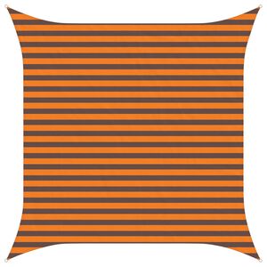 vidaXL Outdoor-Sonnensegel Orange und Braun 3 x 3 m