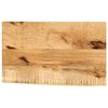 vidaXL Tischplatte 50x20x3,8 cm Baumkante Massivholz Raues Mangoholz
