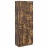 vidaXL Schrankset 2 pcs Ger&auml;ucherte Eiche Holzwerkstoff
