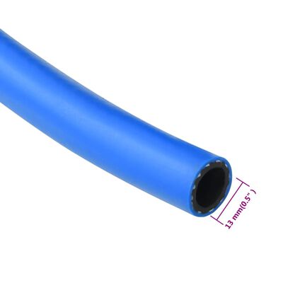 vidaXL Luftschlauch Blau 0,7" 100 m PVC