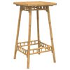 vidaXL Garten-Bartisch Quadratisch 55x55x100 cm Bambus