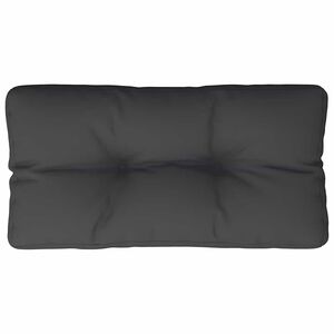 vidaXL Palettenkissen Schwarz 80x40x12 cm Stoff
