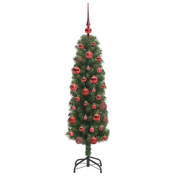 vidaXL Künstlicher Weihnachtsbaum mit 150 LEDs mit Ständer Grün 150 cm