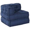 vidaXL Modulares Sofa 3 pcs Indigo Stoff