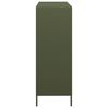 vidaXL Highboard Olivgr&uuml;n 101,5x39x103,5 cm Stahl