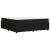 vidaXL Bettrahmen mit Matratze Schwarz 200 x 200 cm Stoff