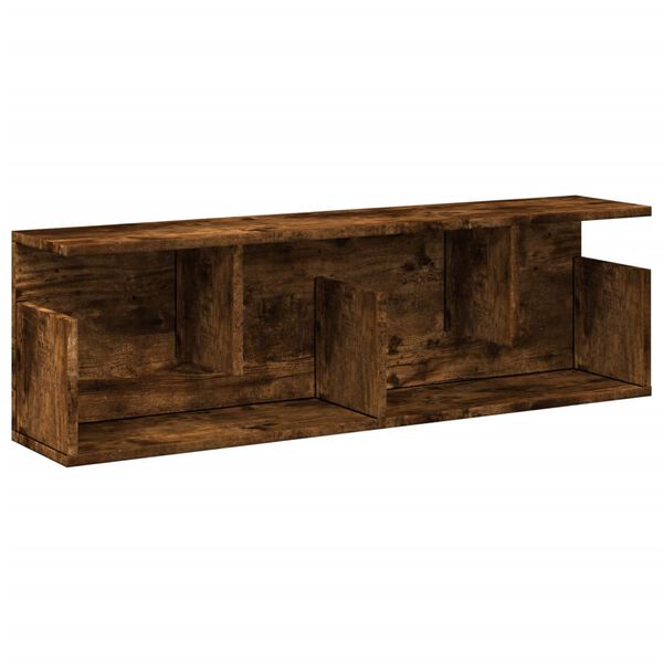 vidaXL Wandschrank 100x20x30 cm R&auml;uchereiche Holzwerkstoff