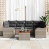 vidaXL Garten-Sofa-Set 7 pcs Grau