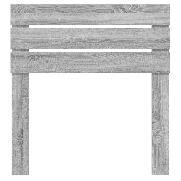 vidaXL Kopfteil mit Kopfteil Graues Sonoma 75 cm Holzwerkstoff