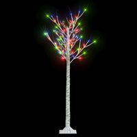 vidaXL Weihnachtsbaum 140 LEDs 1,5 m Bunt Indoor Outdoor