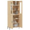 vidaXL Highboard Sonoma-Eiche 69,5x34x180 cm Holzwerkstoff