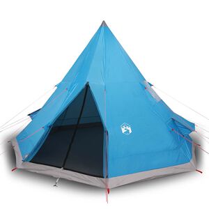 vidaXL Tipi-Campingzelt 4 Personen Blau Wasserdicht