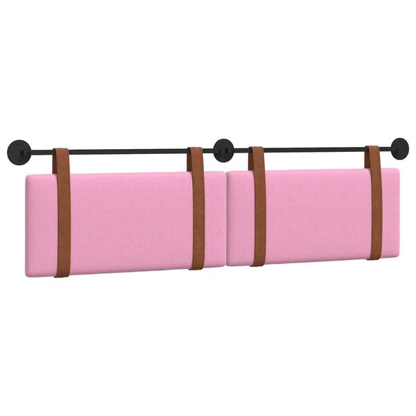 vidaXL H&auml;ngevorderseite Wandmontiert Rosa 170 x 55 x 5 cm Antikes PU