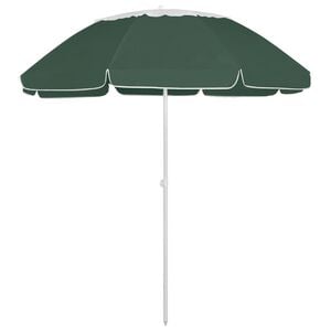 vidaXL Strandschirm Gr&uuml;n 300 cm