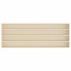 vidaXL Wanddisplay-Case Beige 100 x 8,5 x 36 cm Holzwerkstoff