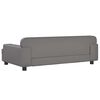 vidaXL Kindersofa Grau 90x53x30 cm Kunstleder