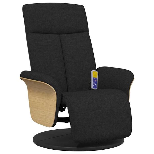 vidaXL Massage Relaxsessel Schwarz 79 x 87 x 104,5 cm Stoff