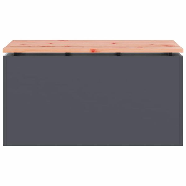 vidaXL Gartenbank Anthrazit 80 x 40 x 43 cm