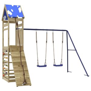 vidaXL Spielturm Impr&auml;gniertes Kiefernholz