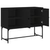 vidaXL Sideboard Schwarz 100x40x79,5 cm Holzwerkstoff