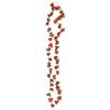 vidaXL Blumengirlanden Blumen 6 Stk. Rot 240 cm