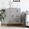 vidaXL Sideboard Grau Sonoma 69,5x34x90 cm Holzwerkstoff