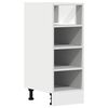vidaXL Unterschrank Riga Wei&szlig; 30x44,5x81,5 cm Holzwerkstoff