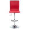 vidaXL Barhocker 2 Stk. Rot Kunstleder