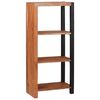 vidaXL B&uuml;cherregal Braun 50 x 30 x 110 cm Massivholz Akazie