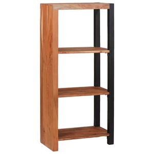 vidaXL B&uuml;cherregal Braun 50 x 30 x 110 cm Massivholz Akazie