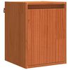 vidaXL Wandschrank Wandmontiert 2 pcs Wachsbraun 30 x 30 x 40 cm