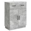 vidaXL Sideboard Betongrau 66 x 34,5 x 87 cm Holzwerkstoff