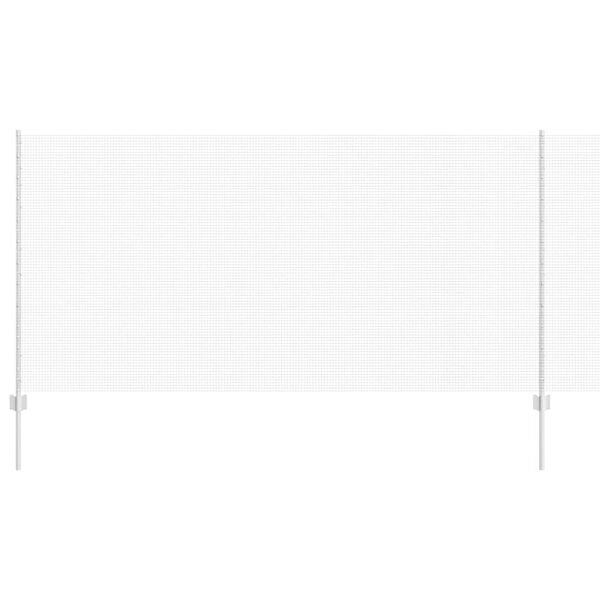 vidaXL Zaun mit Pfosten Silber 1,2 x 50 m Stahl