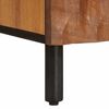 vidaXL Sideboard mit Speicher Akazienbraune Oberfl&auml;che 80 x 33 x 75 cm