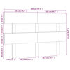 vidaXL Kopfteil 204x3x81 cm Massivholz Kiefer