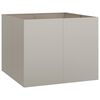 vidaXL Pflanzkübel Rostig 100x100x80 cm Wetterfester Stahl