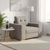 vidaXL Sofasessel Taupe 100x78x80 cm Stoff