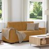 vidaXL Zweisitzer-Sofa Braun 180x77x82 cm Samt